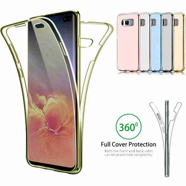 Slim fit Transparent Heavy Duty Shockproof Rugged Protection Case Soft TPU Protective Cover for Samsung Galaxy S10 Crystal Clear Plus 6.4 Inch Without Screen Protector ULAK Galaxy S10 Plus Case 